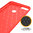 Flexi Slim Carbon Fibre Case for Huawei Nova 2 Lite - Brushed Red